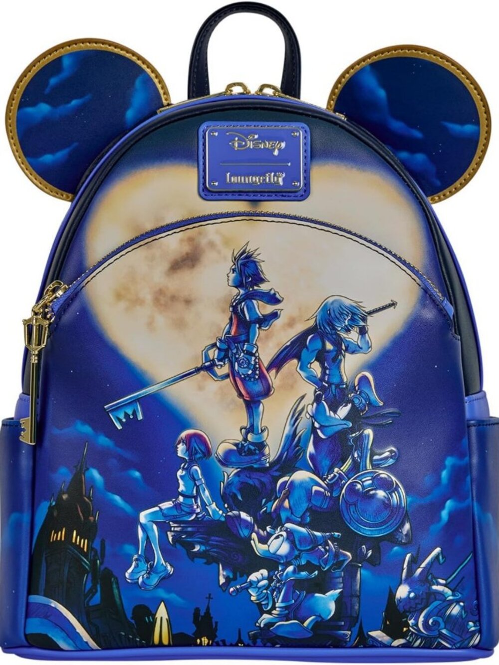 Disney Kingdom Hearts Mickey Mini Backpack - Cute Lounge Bag for Fans